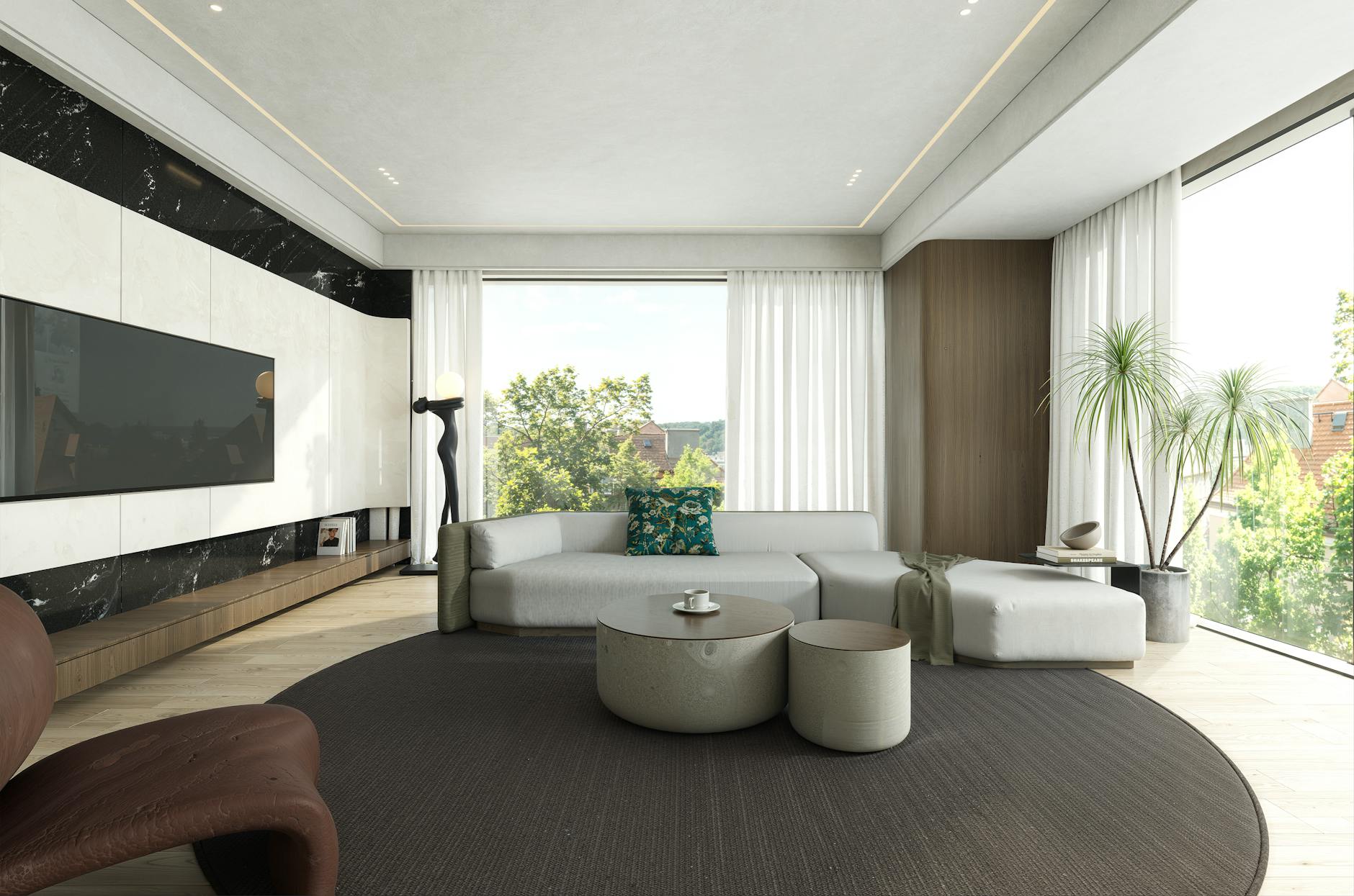 Stilvolles Interieur im skandinavischen Design